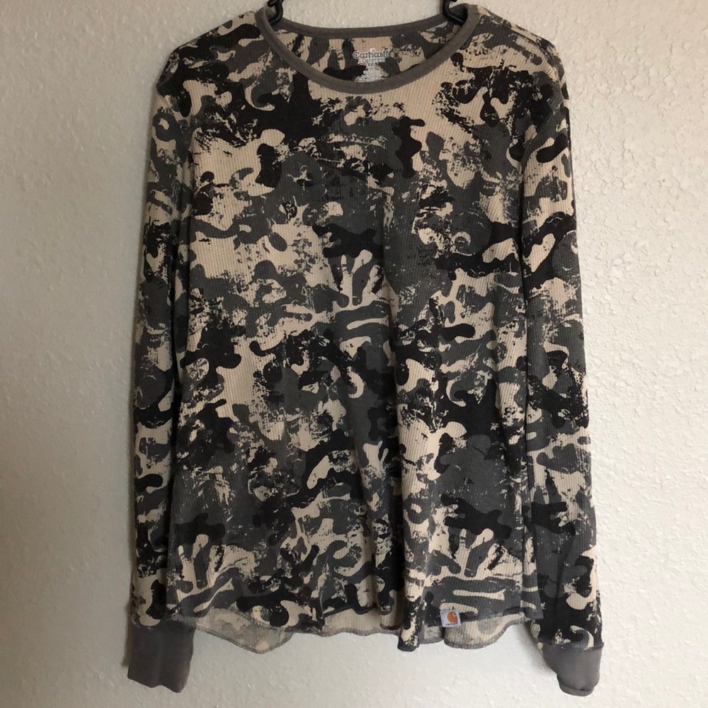 Carhartt camo long sleeve